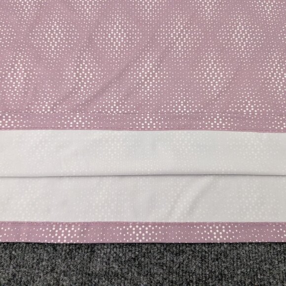 COOLIBAR Pullover Mens L Erodym Mauve Pink Print UPF 50+ Active Long Sleeve Polo - Picture 8 of 14